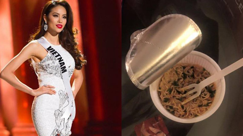 Cuộc sống khốn khó tự makeup, ăn mì gói của Phạm Hương ở Mỹ