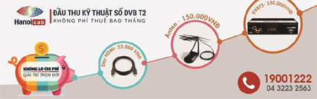 HaNoiCab: Siêu tiết kiệm với đầu thu DVB-T2