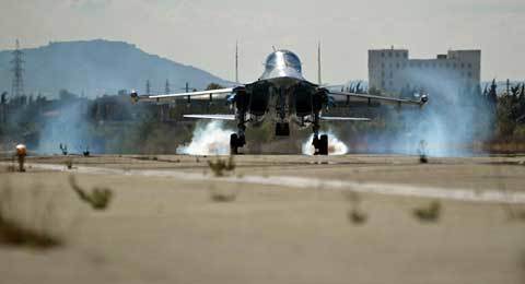 Xem máy bay ném bom Su-34 oanh tạc IS