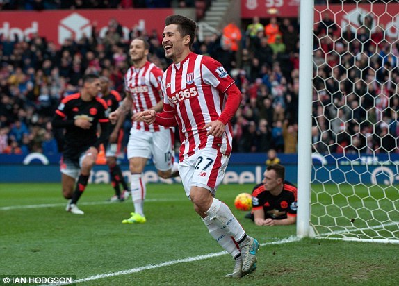 Highlights Premier League: Stoke 2-0 M.U
