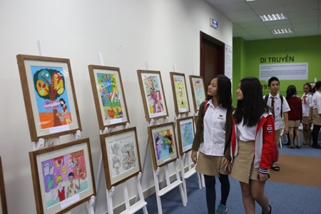 Poster chống đói nghèo của HS Vinschool đạt giải nhì thế giới