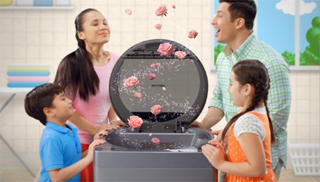 Giặt sạch thơm hoàn hảo với lồng giặt Sharp ‘không lỗ’