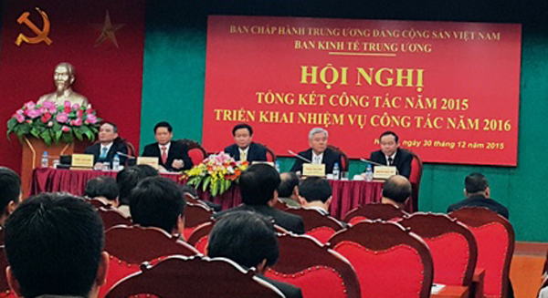 Ban Kinh tế Trung ương tổng kết 2015