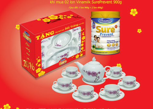 Vinamilk Sure Prevent tri ân khách hàng năm mới