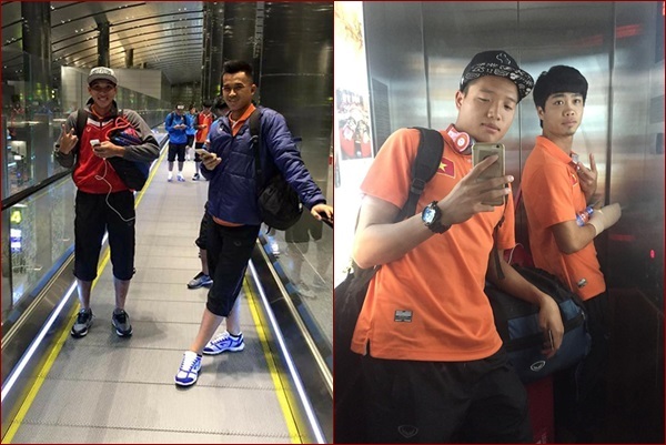 Công Phượng và các đồng đội đổ bộ xuống Qatar