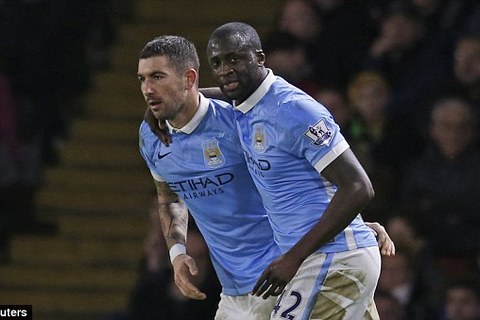 Yaya Toure ghi bàn san bằng tỷ số