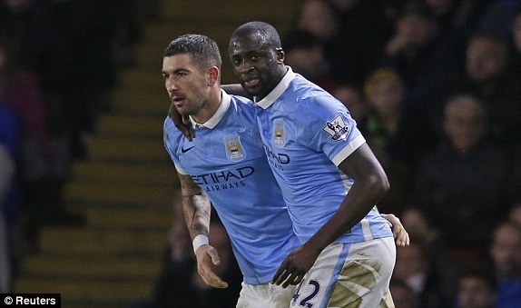 Yaya Toure ghi bàn san bằng tỷ số