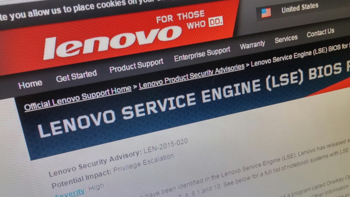 Laptop Lenovo VN bị nghi cài sẵn phần mềm gián điệp