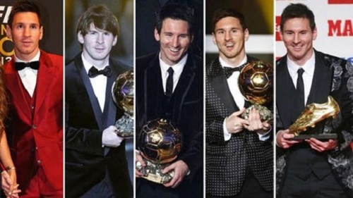 Messi tính diện... đồ ngủ đi nhận Quả bóng vàng