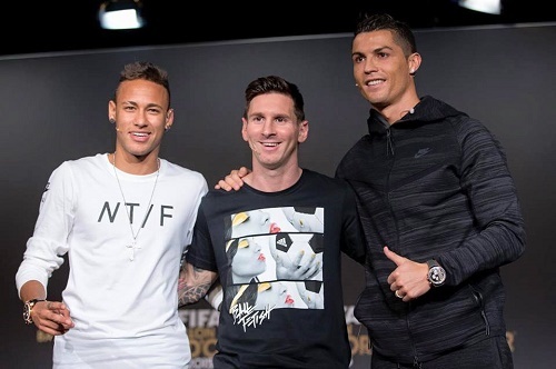 Ronaldo chấp nhận thua Neymar, thèm chân trái Messi