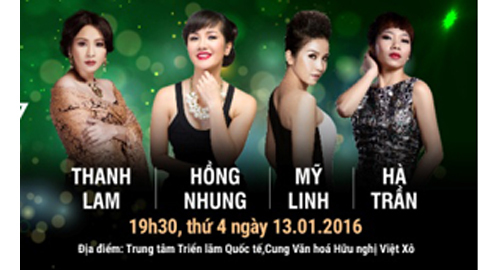 4 diva nhạc Việt hội ngộ live concert Ngày xanh