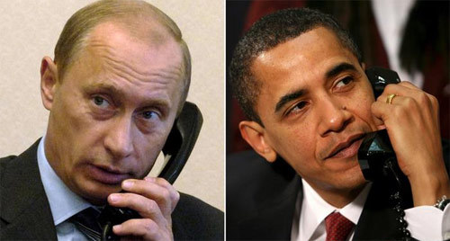 Putin - Obama bất ngờ điện đàm
