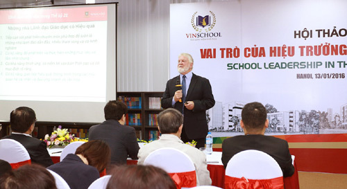 Hội thảo về vai trò hiệu trưởng tại Vinschool