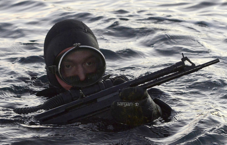 Toàn cảnh tập trận của đặc nhiệm thủy quân lục chiến Nga