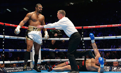 Xem David Haye thắng knock-out trong 130 giây