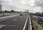 Cận cảnh đường vành đai 2 Cầu Giấy - cầu Nhật Tân trong ngày đầu thông xe kỹ thuật