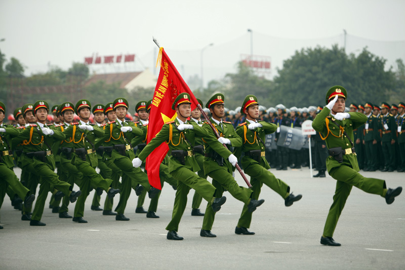 Công an sẵn sàng bảo vệ tuyệt đối an toàn Đại hội