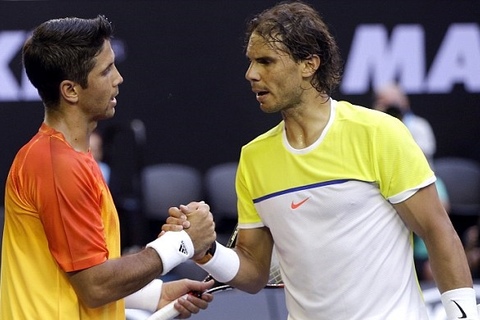 Xem Verdasco quật ngã Nadal ở vòng 1 Australian Open