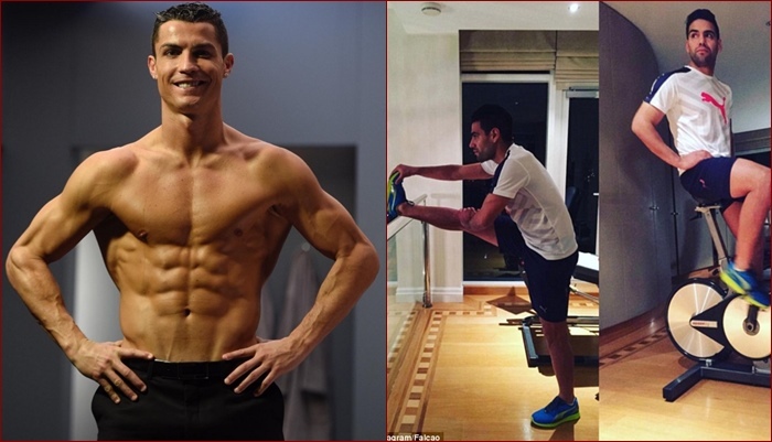 CR7 khiến chị em phát thèm, Falcao âm thầm luyện công