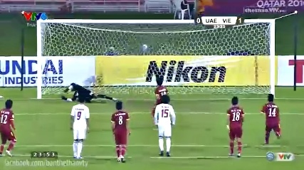 Xem Công Phượng sút penalty tung lưới U23 UAE