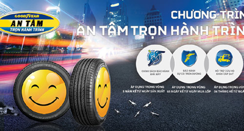 Goodyear -An tâm trọn hành trình 2016: Thêm nhiều lợi ích
