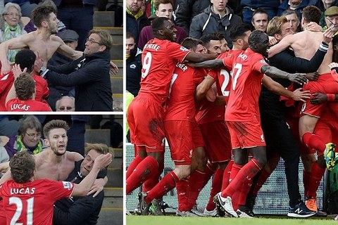 HLV Klopp bị đấm gãy kính sau pha ăn mừng quá khích