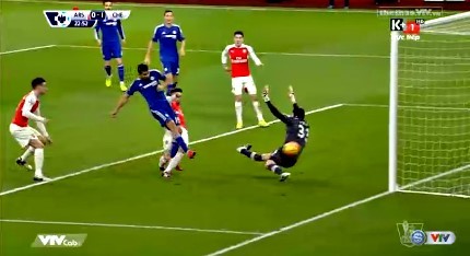 Diego Costa mở tỉ số cho Chelsea