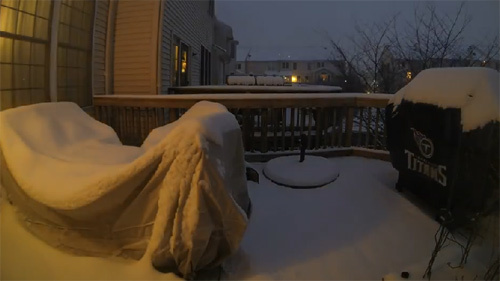 Xem bão tuyết kinh hoàng trong video 98 giây