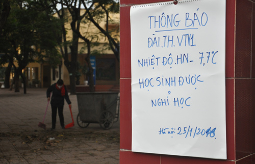 Rét đậm, sao phải cho học sinh nghỉ?