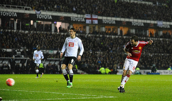 Highlights: Derby County 1-3 M.U