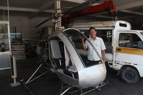 'Ông gàn' Bình Dương: 5 năm trời chế siêu phẩm trực thăng