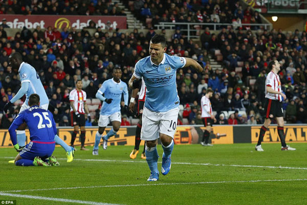 Highlights: Sunderland 0-1 Man City
