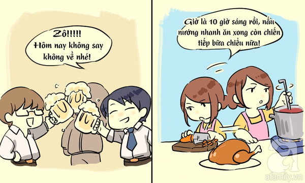 Khác biệt khiến đàn ông yêu Tết còn phụ nữ 'sợ chết khiếp'