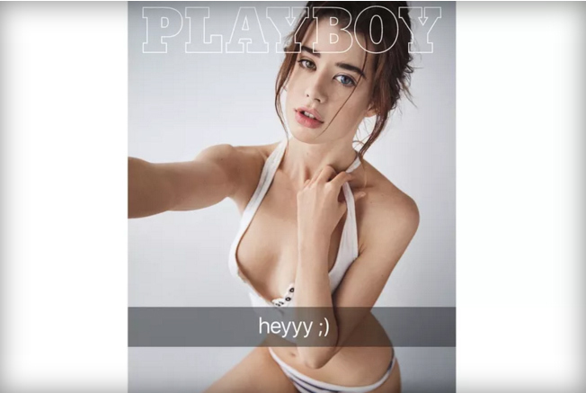 PlayBoy tôn vinh ứng dụng chat Snapchat