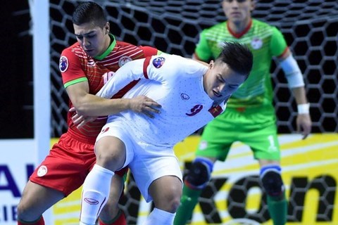 Đè bẹp Tajikistan 8-1, tuyển futsal Việt Nam vào tứ kết châu Á