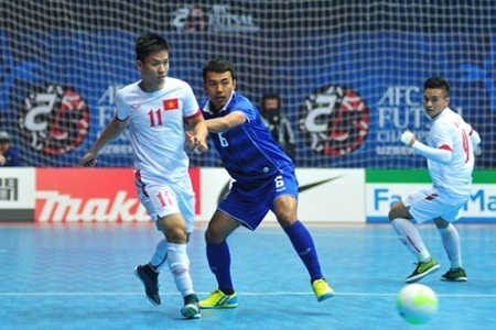 Highlights: Việt Nam 1-3 Thái Lan (VCK Futsal châu Á 2016)