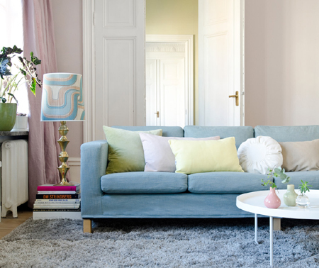 Hồng thạch anh và xanh dương - gam màu trang trí nội thất của năm 2016