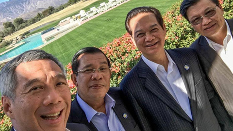 Dân mạng sôi sục ảnh Thủ tướng selfie ở Sunnylands