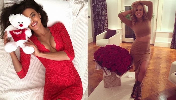 Irina Shayk lấp ló vòng 1, vợ Martial khoe quà Valentine