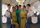 Bất ngờ phi hành đoàn toàn 'hotgirl' của Vietnam Airlines