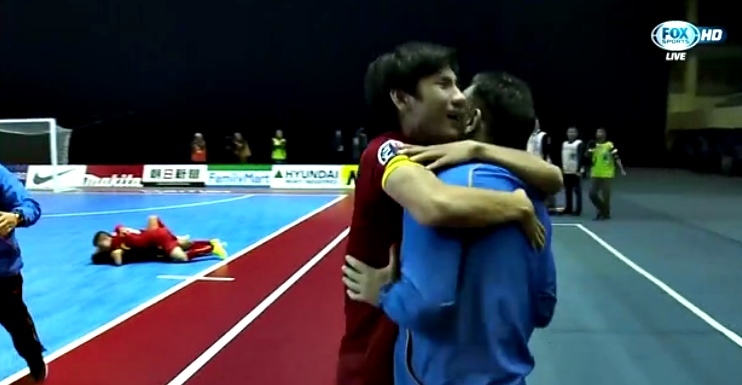 Giây phút vỡ òa của tuyển futsal Việt Nam