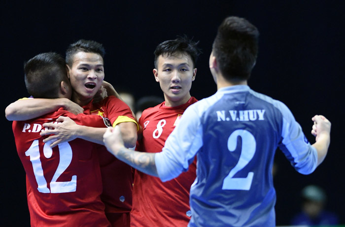 Giây phút vỡ òa của tuyển futsal Việt Nam