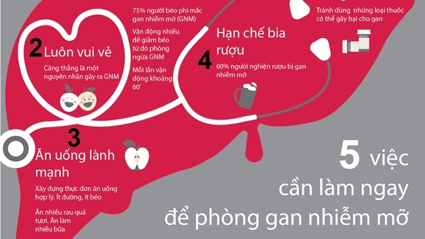 5 cách phòng gan nhiễm mỡ đơn giản không ngờ