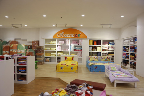 Showroom chăn ga gối Hoàng Hải Forever trong Ecopark