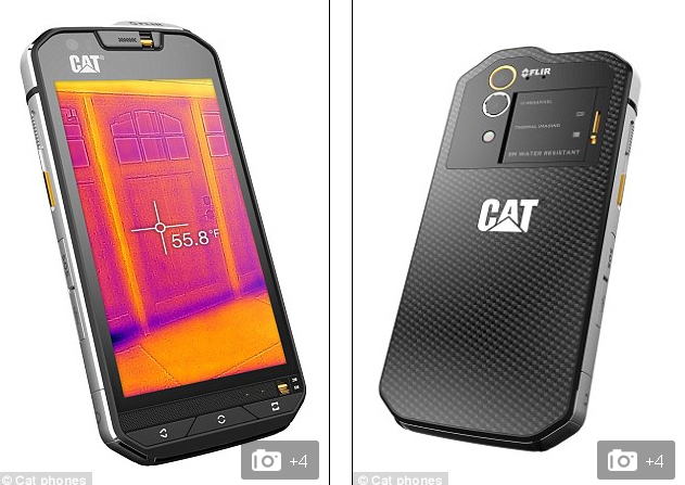 smartphone, Caterpillar, Cat S60, cảm ứng nhiệt, giác quan thứ sáu, MWC 2016