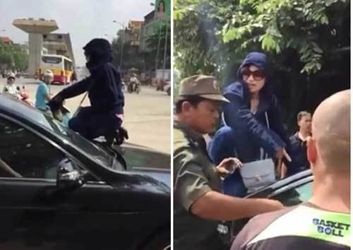 Đánh ghen đình đám, chồng kinh sợ tháo chạy