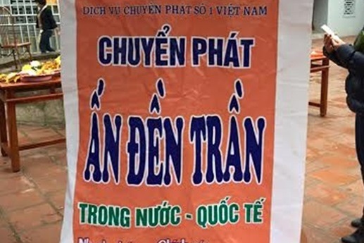 Dịch vụ chuyển phát nhanh ấn Đền Trần gây sốc