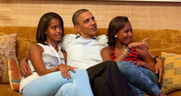 Tổng thống Mỹ làm bố như thế nào?