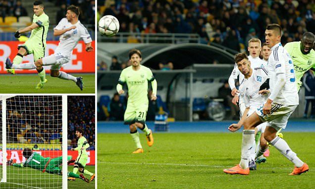 Video Dynamo Kyiv 1-3 Man City