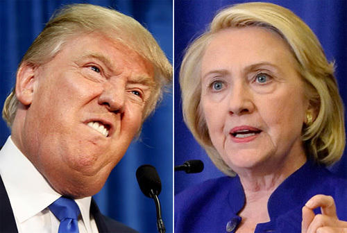 Nếu Hillary Clinton đấu với Donald Trump?